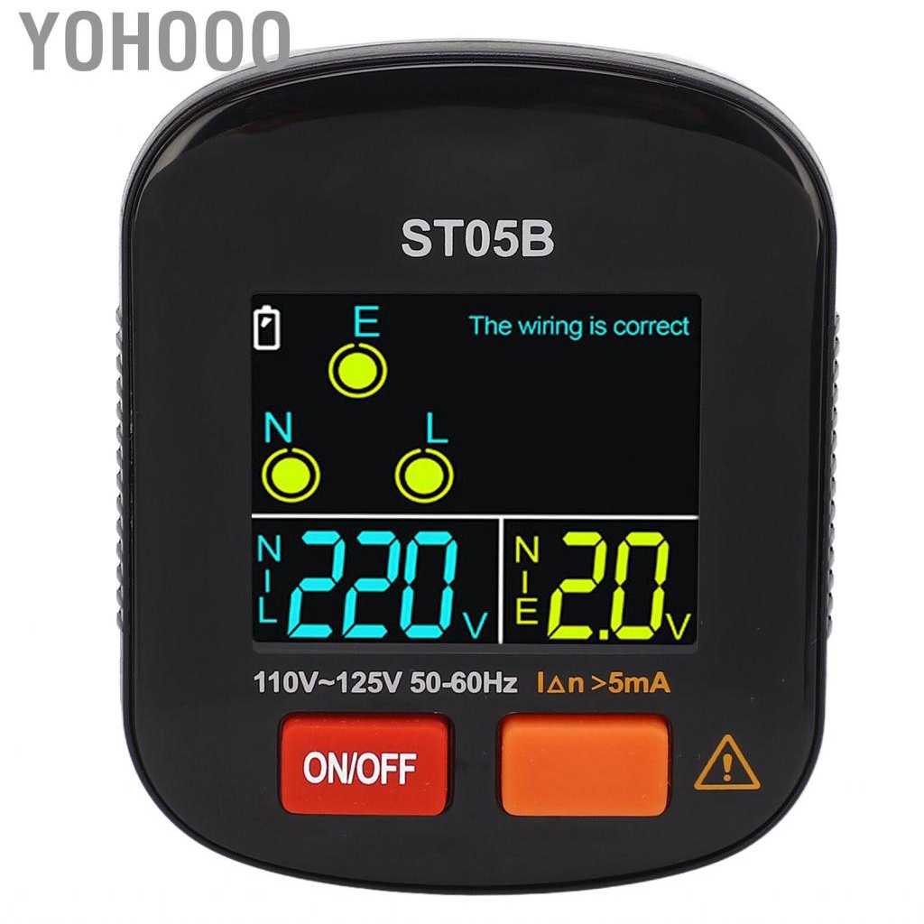 Yohooo Outlet Checker Electrical Socket Tester Receptacle Detector US Plug