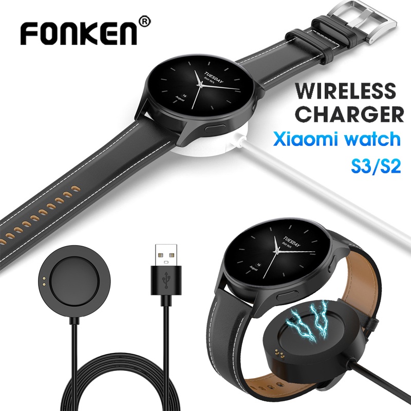 Fonken แท่นชาร์จสมาร์ทวอทช์ USB อุปกรณ์เสริม สําหรับ Xiaomi Watch S2 S3 Mi Watch 2 Pro H1