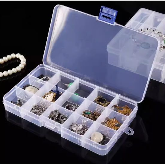 กล่องสำหรับเก็บเครื่องประดับ ต่างหูและเครื่องประดับอื่นๆ 1 /15 / 24 ช่อง พร้อมส่งจากไทย