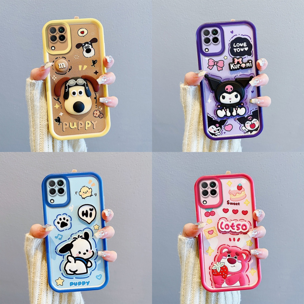 เคส Samsung A12 A14 A13 A11 A10S ของเล่นตุ๊กตาน่ารัก กรณีโทรศัพท์มือถือ BB
