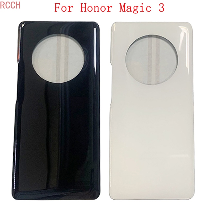 ฝาครอบแบตเตอรี่ด้านหลัง พร้อมสติกเกอร์กาว แบบเปลี่ยน สําหรับ Huawei Honor Magic 3