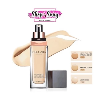 Nee Cara Waterproof Ultra Cover Liquid Foundation 30g นี คาร่า วอเทอร์พรูฟ ลิควิด ฟาวเดชั่น N589
