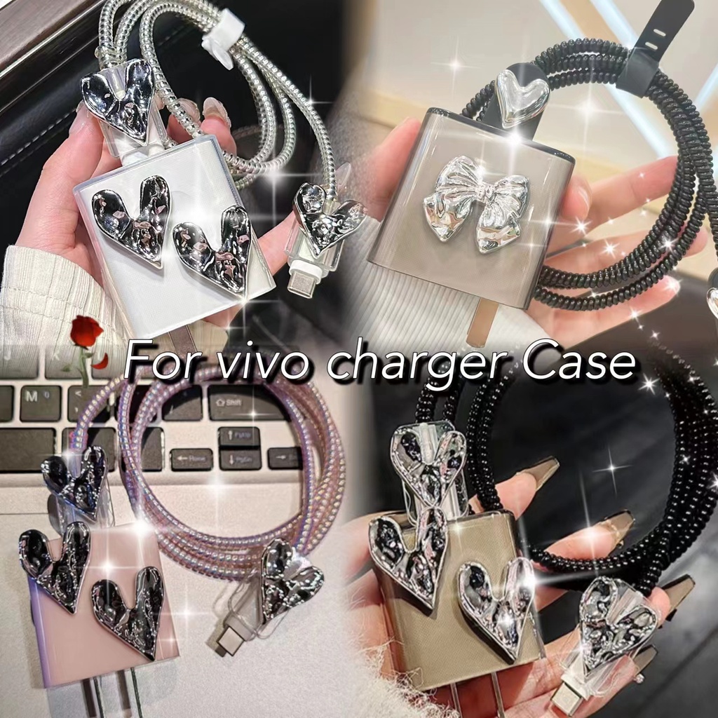 สําหรับVIVO 66W Charger Protector 100w 120w typec ChargerกรณีV29 5g 80W V70 90WสําหรับVivo 33w 44w 1