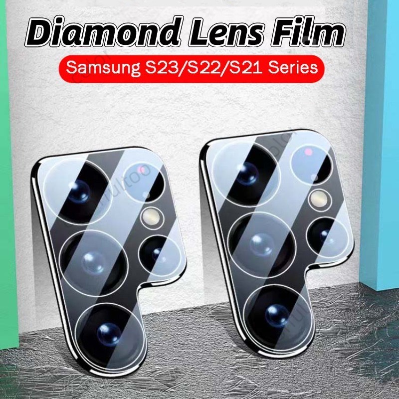 ฟิล์มกระจกกันรอย เลนส์กล้อง เต็มเลนส์ สำหรับ SAMSUNG S24 S23 S22 ultra Plus S24ultra S23ultra นิรภัย ใส ฟิล์มกันรอยกล้อง
