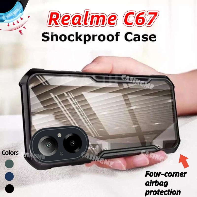 เคสโทรศัพท์มือถือแบบแข็ง ใส กันกระแทก สําหรับ Realme C67 C67 C 67 67C C67 C67 Realme 4G 5G 2023