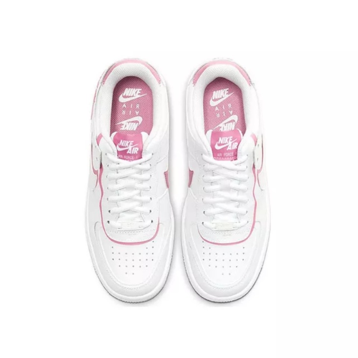 （จัดส่งฟรี）Nike WMNS Air Force 1 Shadow"White/Pink" CI0919-102 ผ้าใบ  nike รองเท้า sports