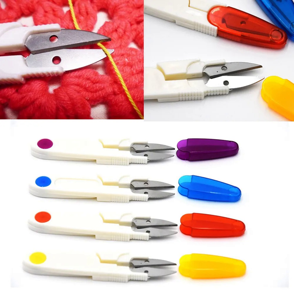 กรรไกรตัดด้าย แบบพกพา DIY สําหรับตัดสายเบ็ดตกปลา ปักครอสติช 1 ชิ้น