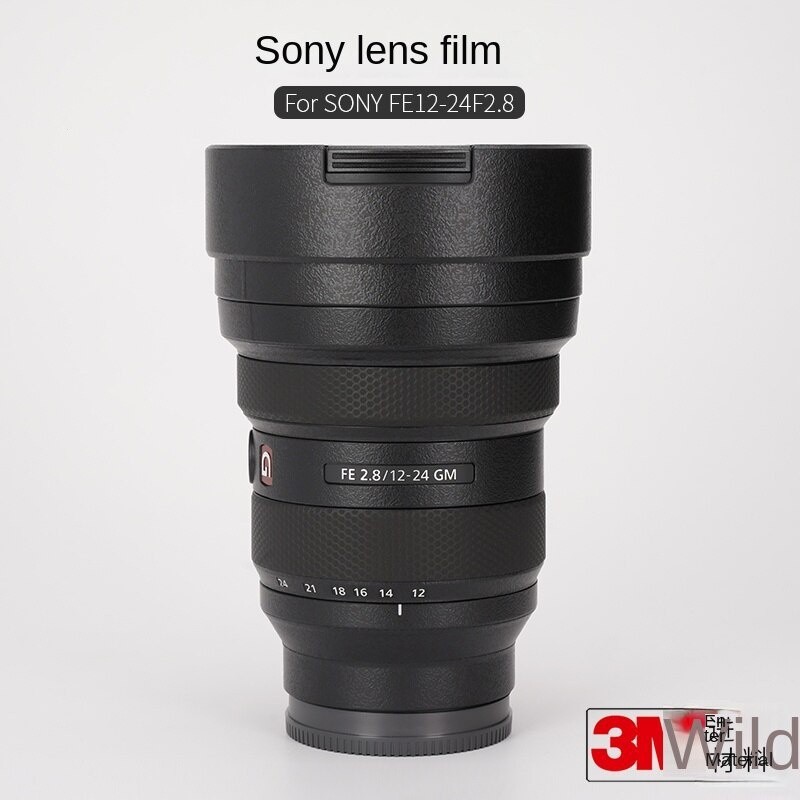 ฟิล์มสติกเกอร์คาร์บอนไฟเบอร์ ป้องกันเลนส์กล้อง 3M สําหรับ Sony FE12-24 F2.8GM 1224