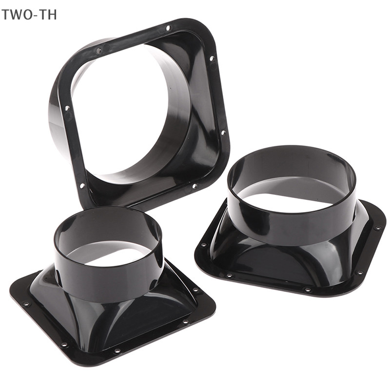 Two-th อะแดปเตอร์เชื่อมต่อท่อพัดลมระบายอากาศ หน้าแปลนยาว 100-150 มม.