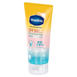 Vaseline วาลลีน เฮลธี้ ไบรท์ เอ็กซ์ตร้า คูลลิ่ง เซรั่ม เอสพีเอฟ50+ พีเอ++++ 155 มล.