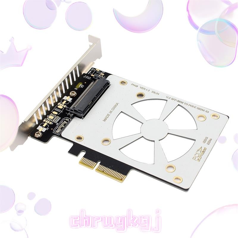 U.2 ถึง PCIE อะแดปเตอร์ PCI Express 3.0 X4/X8/X16 ถึง SFF-8639 U.2 อะแดปเตอร์สําหรับ 750 2.5 นิ้ว NV