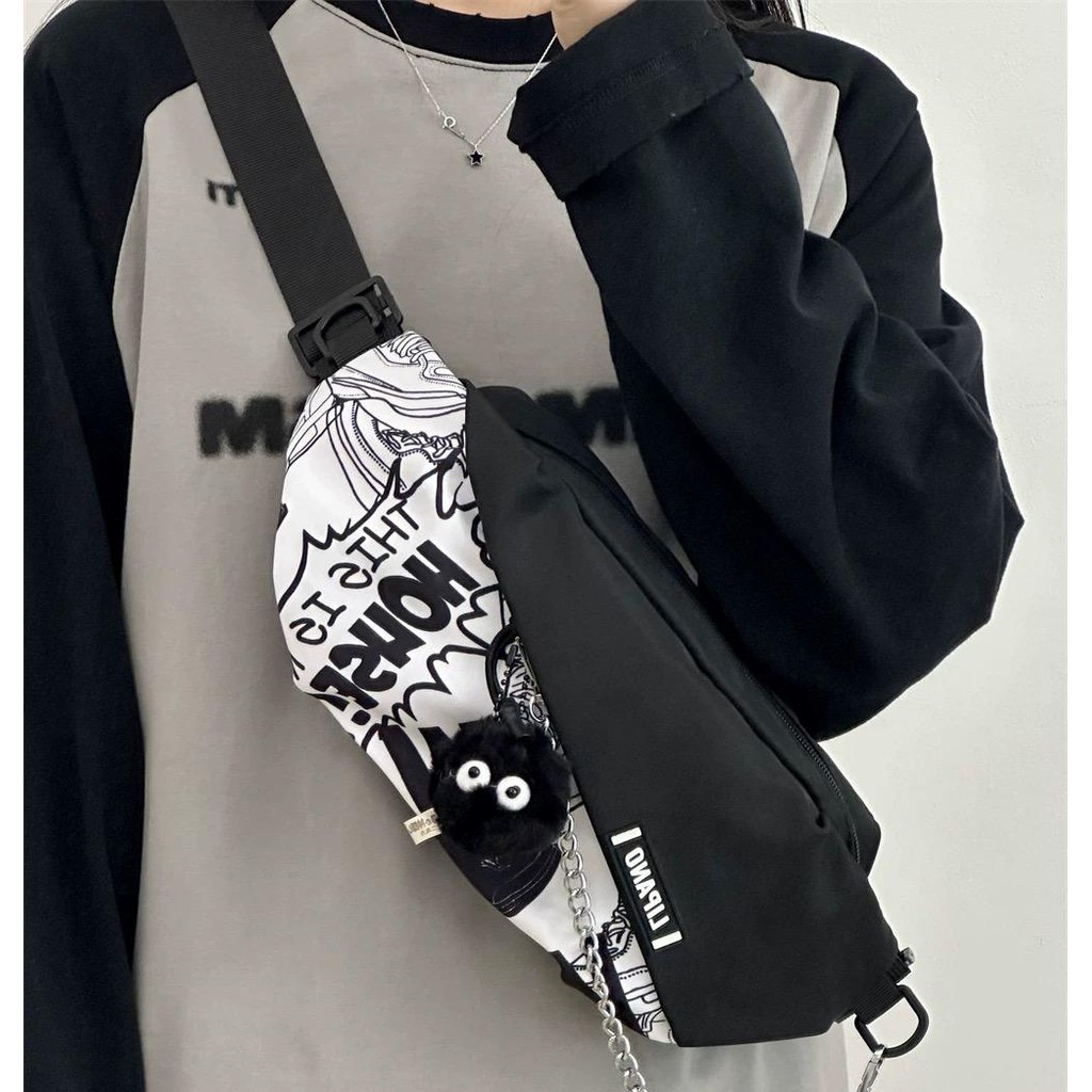 🔥สินค้าพร้อมส่ง🔥กระเป๋าคาดเอว-คาดอกลายสวย กระเป๋าแฟชั่นฤดูใบไม้ผลิ กระเป๋าสุดฮิตมาก ลายสวยๆ ราคาดีมาก