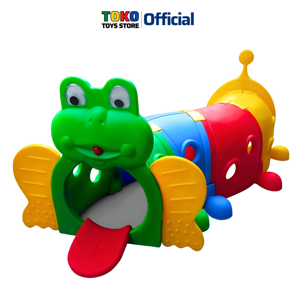 อุโมงค์คลาน ท่อลอด อุโมงค์กบ สำหรับคลานลอด Tunnel Toys Frog Tunnel Plastic Tunnel Toys