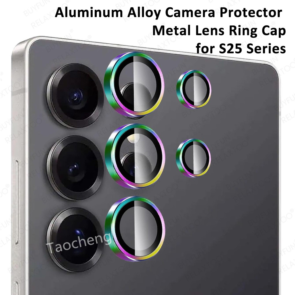 Eagle Eye เลนส์ Circular Protector สําหรับ Samsung Galaxy S26 S25 FE Plus Ultra SamsungS25Ultra S25Plus 5G 2024 2026 โค้งโลหะกล้องป้องกันฟิล์มแหวนฝาครอบเลนส์