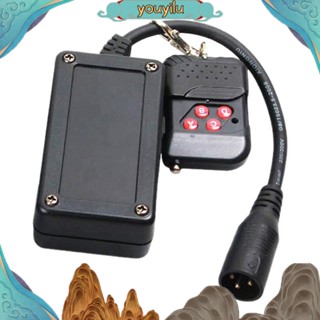 Youyilu รีโมตคอนโทรลไร้สาย 3 Pins XLR แบบพกพา สําหรับเครื่องตัดหมอก DJ Stage Controller Receptor Fogging 400W 900