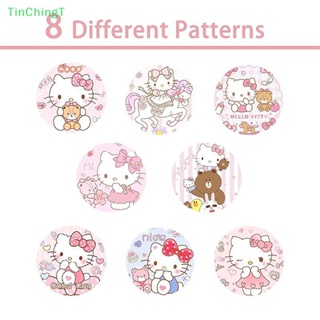 SANRIO [TinChingT] สติกเกอร์ฉลากซีล ลายการ์ตูนอนิเมะ Kulomi Hello Kitty สําหรับติดบรรจุภัณฑ์เบเกอรี่ 500 ชิ้น ต่อม้วน