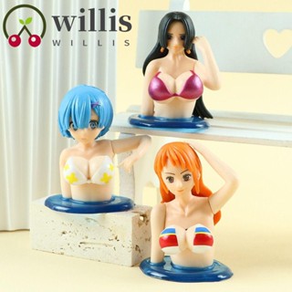 Willis โมเดลฟิกเกอร์ รูปปั้นอนิเมะ Nami Boa Hancock Girl ของขวัญวันเกิด ของเล่นสําหรับเด็ก