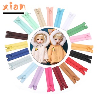 Xianen ซิป ขนาดเล็ก 20 สี สําหรับเย็บผ้า สมุดภาพ DIY 5 ชิ้น ต่อชุด