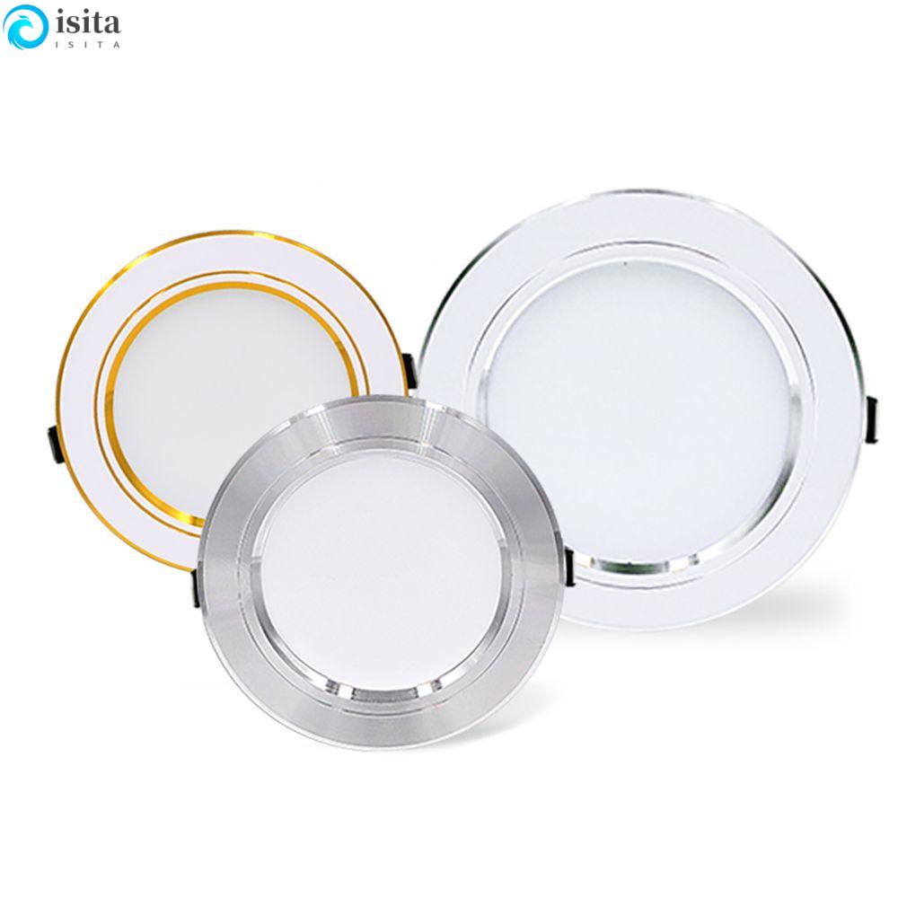 Isita ไฟดาวน์ไลท์ เล็ก Led 5W 9W 12W 15W 18W ทรงกลม สีขาวอบอุ่น สําหรับในร่ม