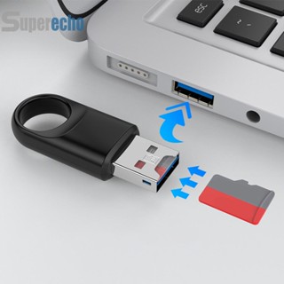 อะแดปเตอร์การ์ดรีดเดอร์ USB 3.0 ความเร็วสูง USB 3.0 สําหรับคอมพิวเตอร์ แล็ปท็อป TF SD PC [superecho.th]