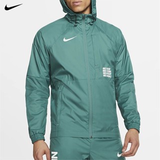 Nike ของแท้ 100% F.C เสื้อแจ็กเก็ต เสื้อกันลม ลําลอง สําหรับผู้ชาย เหมาะกับฤดูใบไม้ร่วง CD6771