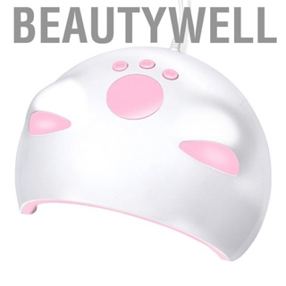 Beautywell 60W Nail Lamp with LCD Display and 3 Timer Settings for Art