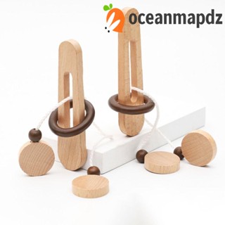 Oceanmapdz เชือกลูปปริศนา แบบไม้ 3D สําหรับผู้ใหญ่