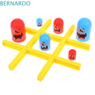 Bernardo เกมกระดานกอบเบิล ขนาดเล็ก 2 ผู้เล่น Tic-Tac-Toe ปริศนา Montessori ของเล่นเสริมการเรียนรู้ สําหรับเด็ก ผู้ปกครอง เด็กอนุบาล