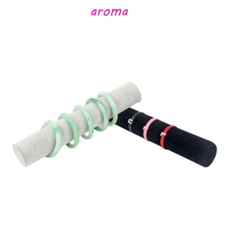 Aroma ชั้นวางเครื่องประดับแฟชั่น ผ้ากํามะหยี่ แนวตั้ง