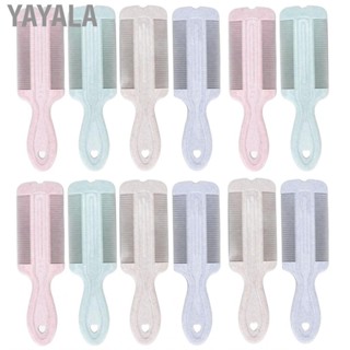 Yayala Fine Tooth Comb 12pcs Professional And Non Slip  Combs Cleaner