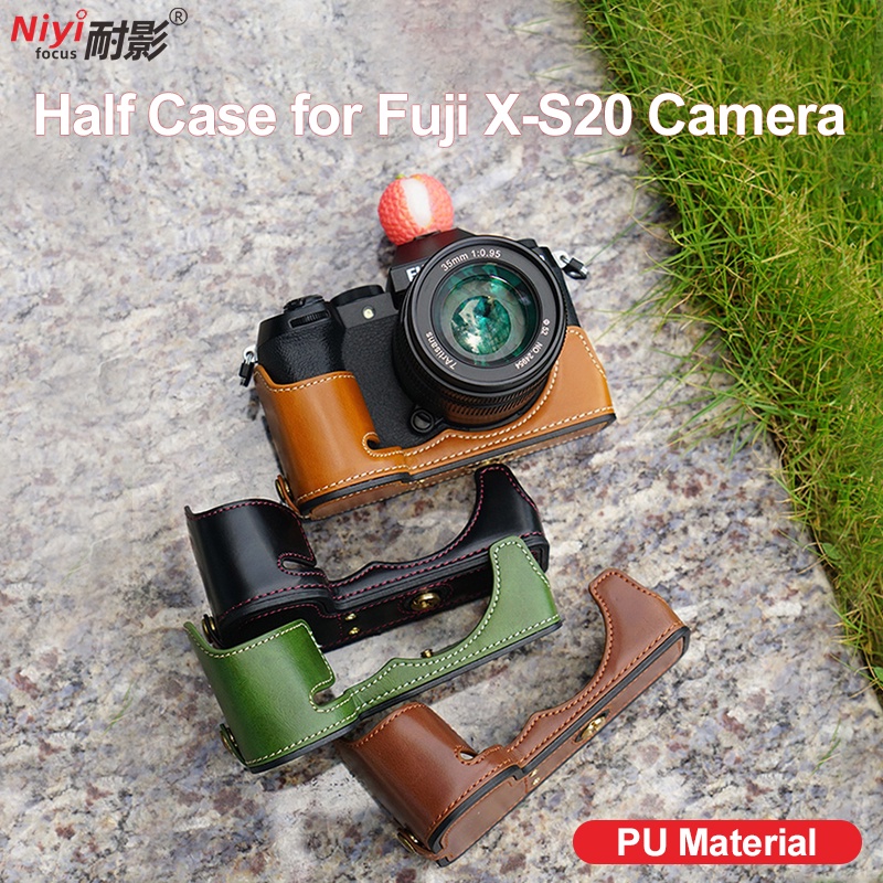 เคสกระเป๋าหนัง PU แบบเต็มตัว สําหรับกล้องไร้กระจก Fuji XS20 XH2 XH2S
