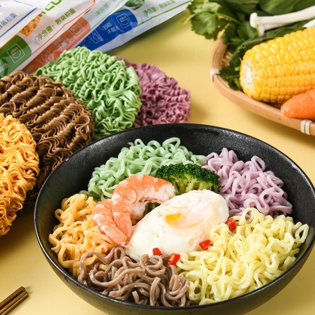 บะหมี่ผัก 60g เหนียว นุ่ม อร่อย บะหมี่กึ่งสำเร็จรูป - รูปที่ 4