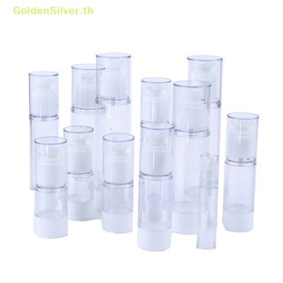 Goldensilver ขวดปั๊มสูญญากาศเปล่า สําหรับใส่โลชั่น เครื่องสําอาง ครีมบํารุงผิวหน้า เหมาะกับการเดินทาง TH