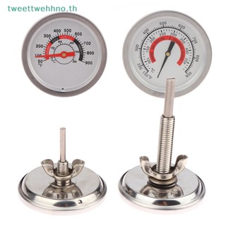 Tweettwehhno อุปกรณ์เสริมทําอาหาร สเตนเลส แบบมืออาชีพ 10-500℃ (50-900℉เครื่องวัดอุณหภูมิเตาอบบาร์บีคิว สําหรับย่าง