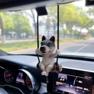 Automobile Hanging Ornament Car Interior Hanging Accessories 2023 New Husky Erha Car Rearview Mirror Hanging Ornaments Pendant High Sense M7RE