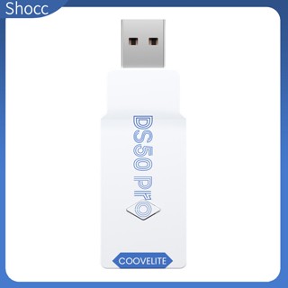 Shocc อะแดปเตอร์แปลงสัญญาณไร้สาย USB ความล่าช้าต่ํามาก สําหรับจอย PS5 PS4 PS3 Switch Lite DS50