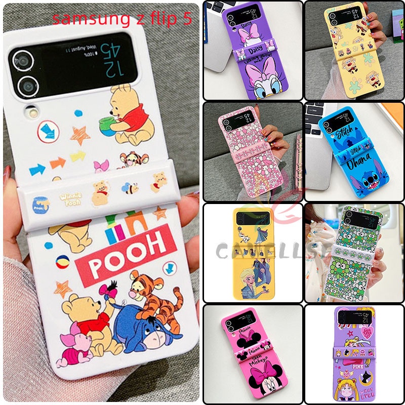 3 in 1 เคสโทรศัพท์มือถือ PC แข็ง กันกระแทก ปิดด้านหลัง แบบเต็มบานพับ พิมพ์ลายการ์ตูนตลก สีแคนดี้ สํา