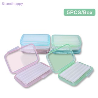 Standhappy ขี้ผึ้งกลิ่นมิ้นท์ สําหรับดูแลช่องปาก 5 ชิ้น ต่อกล่อง