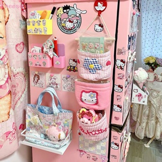 กระเป๋าเก็บของเล่นตุ๊กตาการ์ตูน Hello Kitty Kawaii น่ารัก สําหรับเด็กผู้หญิง ของขวัญวันเกิด