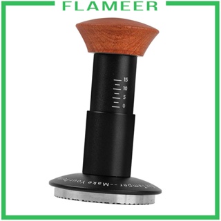 [Flameer] อุปกรณ์บดกาแฟ เอสเปรสโซ่ ด้ามจับไม้ แบบมืออาชีพ