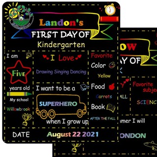 [Whcart] ป้ายไม้ ลาย First and Last Day of School สําหรับตกแต่งบ้าน ปาร์ตี้