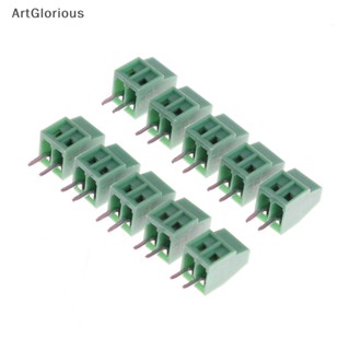 Art บล็อกขั้วต่อสกรู PCB KF128 2.54 มม. 2 เสา 10 ชิ้น