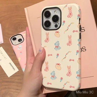 เคสโทรศัพท์มือถือ ซิลิโคน ผ้ากํามะหยี่ขนนิ่ม กันกระแทก ลายกระต่าย หมีน่ารัก สําหรับ iPhone 7 8 Plus XS XR X XS max 11 12 13 14 11 Pro max 12 Pro 13 Pro max 14 Pro max