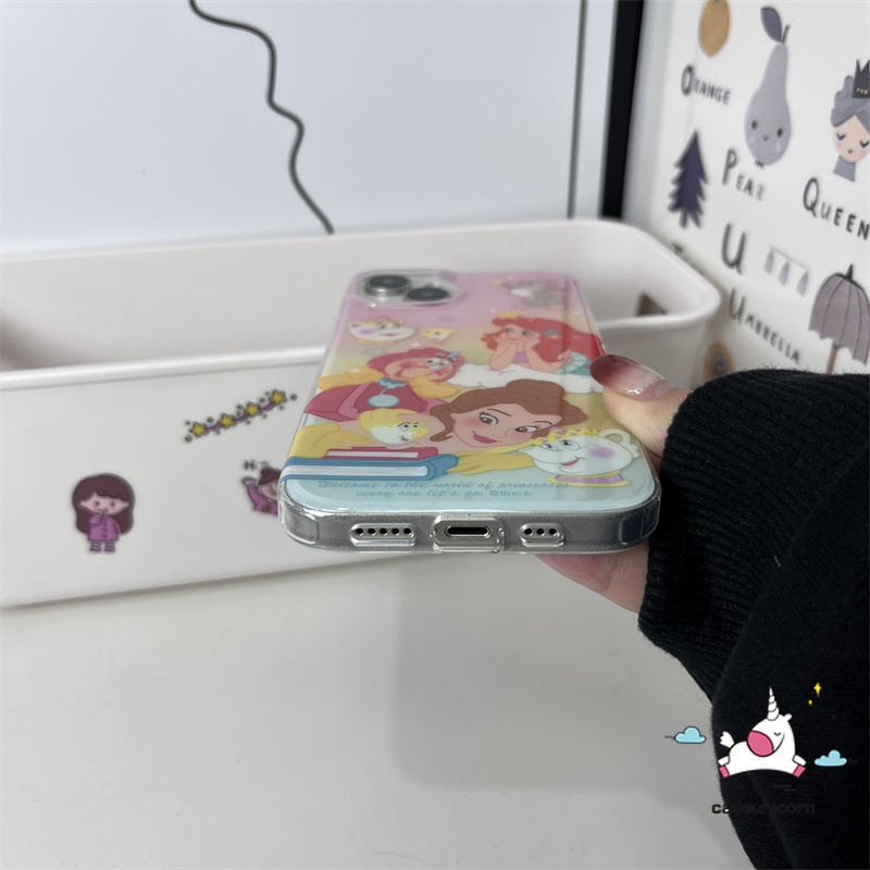 เคสโทรศัพท์มือถือแบบนิ่ม ลายการ์ตูนเจ้าหญิงดิสนีย์น่ารัก สําหรับ VIVO Y16 Y17 Y35 Y15 Y02s Y15s Y12 Y21s Y95 V25 Y11 Y33s Y15A Y20 V23E Y30 Y93 Y12i Y22 Y75 Y91C Y50 Y02 Y12S Y20i Y21 Y31 Y51 - รูปที่ 7