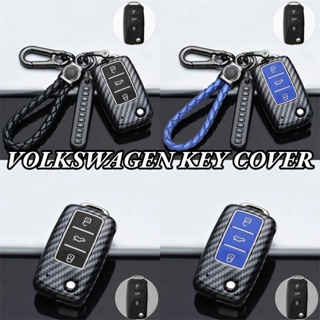 เคสกุญแจรีโมทรถยนต์ สําหรับ Volkswagen VW Amarok Beetle Touareg 7L Up Tiguan 5N MK1 2006 2007 2009 2010 2012 2013 2014 2015