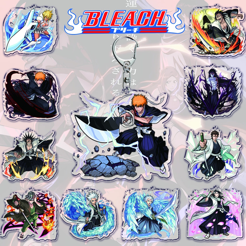 Bleach อะนิเมะพวงกุญแจ Blood War พันปี Kisuke Urahara จี้อุปกรณ์เสริมเครื่องประดับของขวัญ