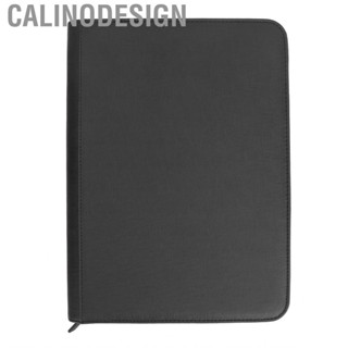 Calinodesign Cards Collection Album  Card Pocket Binder 20 Pages Zipper Design for Home