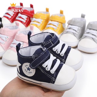 MiniKicks รองเท้าเด็กหัดเดิน สีสันสดใส ทนทาน ไม่ลื่นไถล สวยงาม 2023 NEW 36Z230907