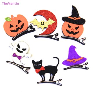 Thevantin กิ๊บติดผม รูปฟักทอง แม่มดผี ฮาโลวีน สําหรับเด็กผู้หญิง 1 ชิ้น