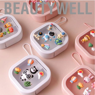 Beautywell Retainer Storage Box Portable Lightweight Cartoon Cute Multifunctional  Case